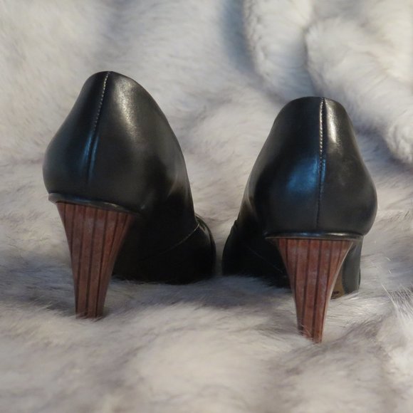 VIANNI COLLECTION LEATHER SHOES WITH BUCKLE DETAIL - Picture 4 of 12